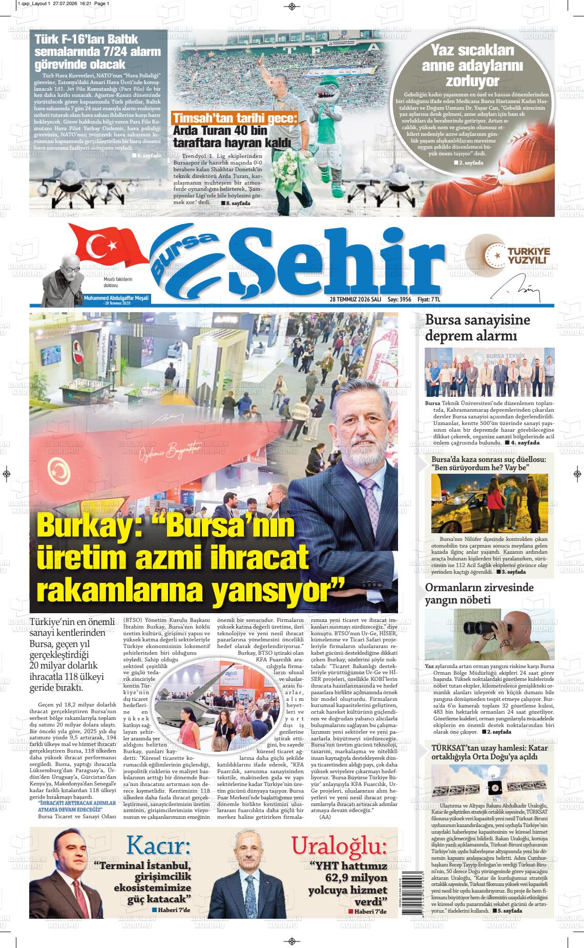 BURSA ŞEHİR