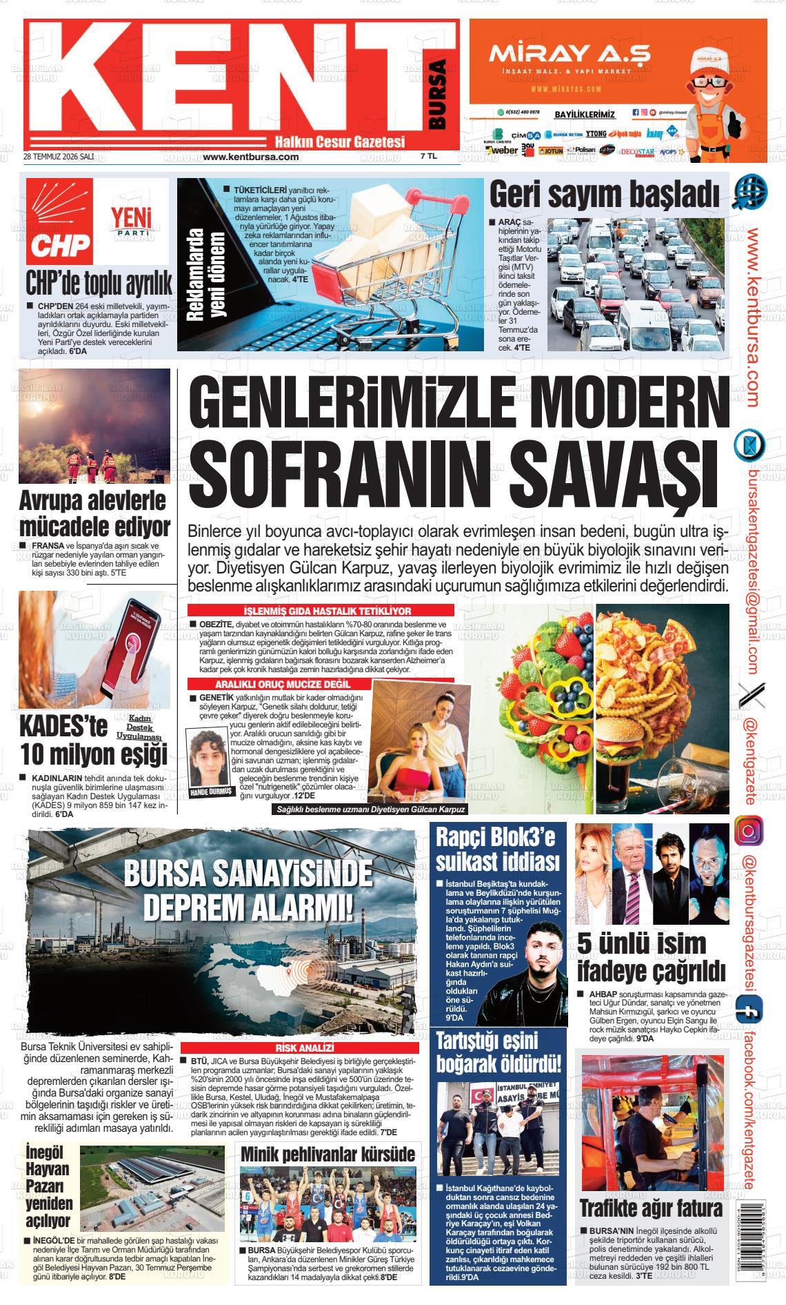 KENT BURSA