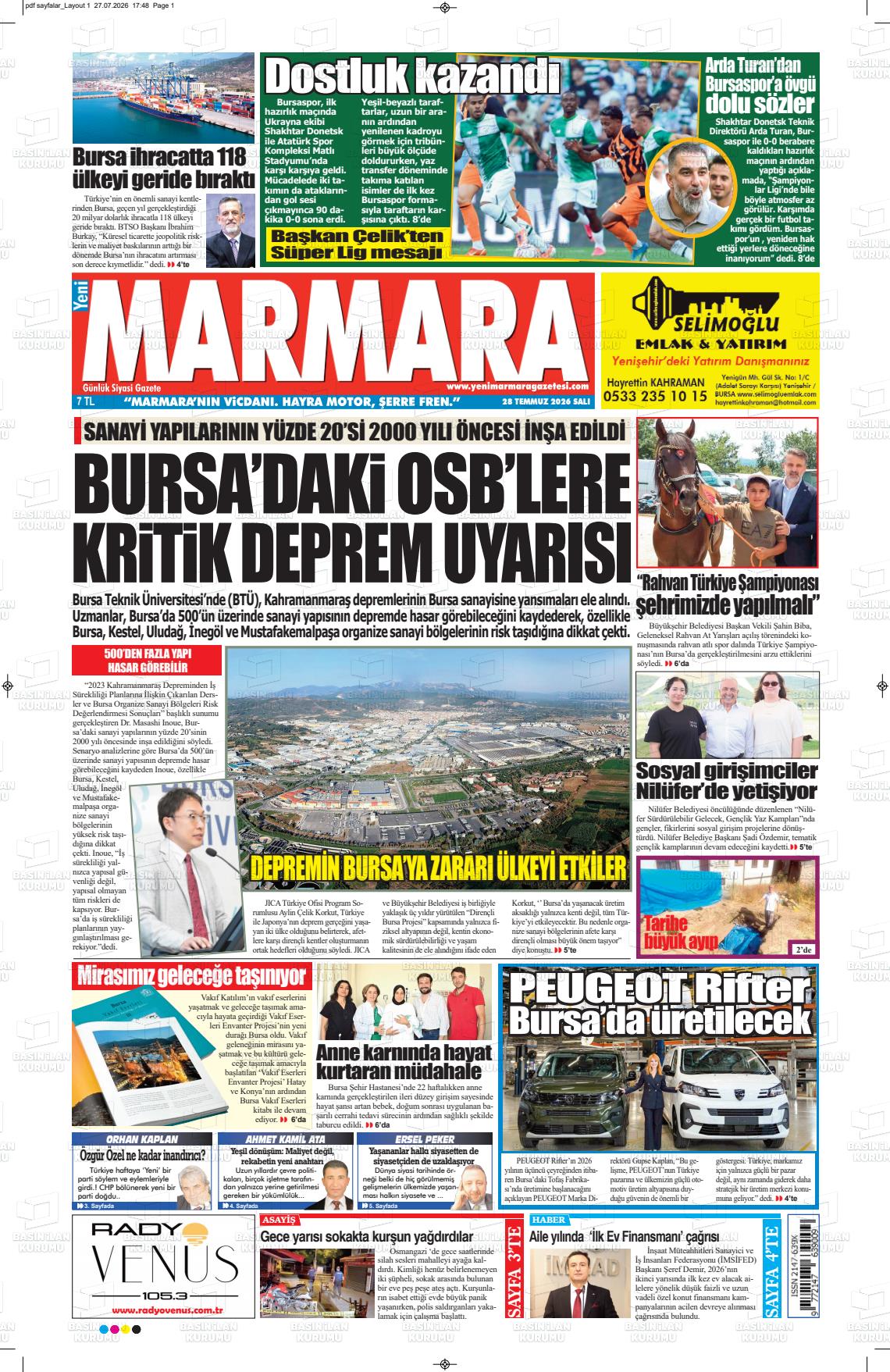 YENİ MARMARA