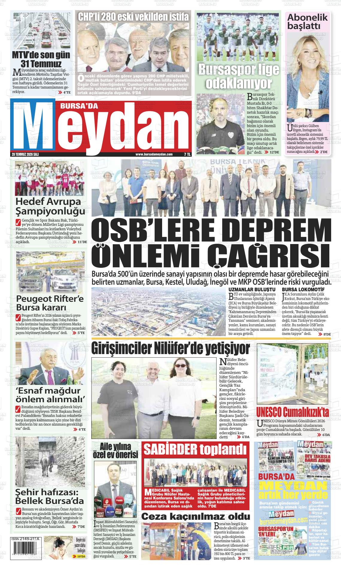 BURSA'DA MEYDAN