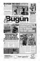 KAHRAMANMARAŞ'TA BUGÜN