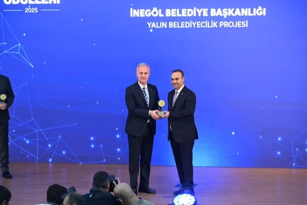 İnegöl Belediyesi’ne “Yalın Belediyecilik” Ödülü