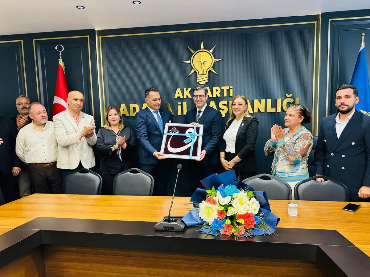 AK Parti Sarıçam Teşkilatı, İl Başkanı Mustafa Özkan’ı Ziyaret Etti