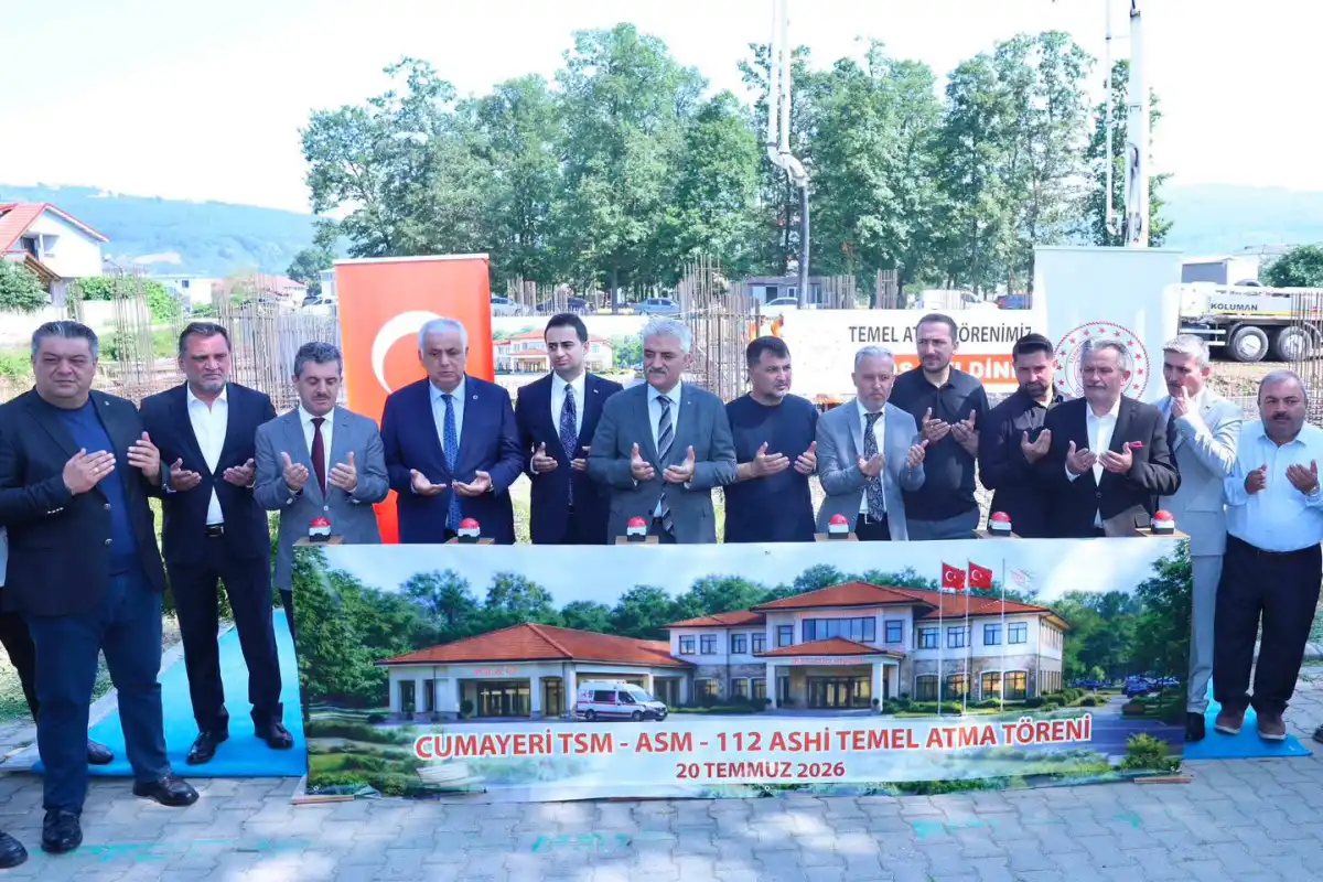 Cumayeri’nde “Entegre Sağlık Tesisi” Temeli Coşkuyla Atıldı