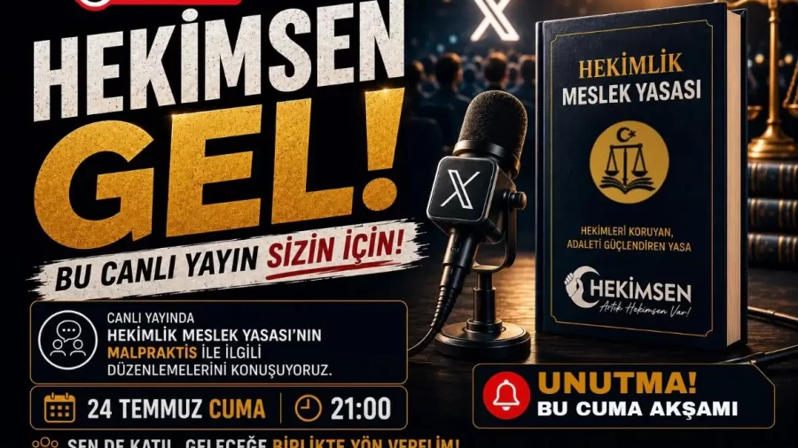 HEKİMSEN’den Hekimlik Meslek Yasası Üzerine Canlı Yayın Gerçekleşti