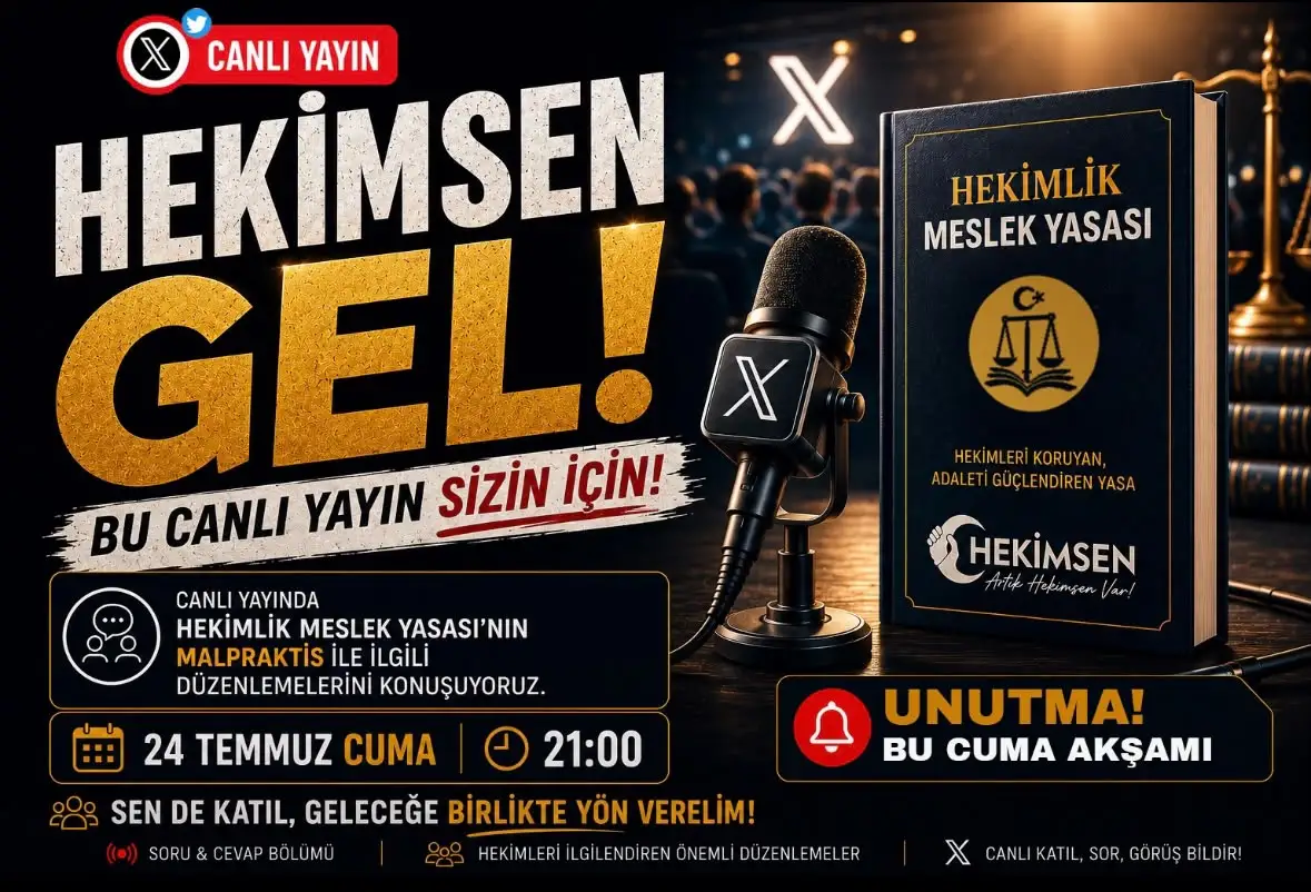 HEKİMSEN’den Hekimlik Meslek Yasası Üzerine Canlı Yayın Gerçekleşti