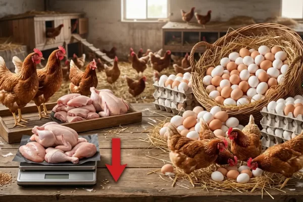 Mayıs Ayında Tavuk Eti Üretimi Düştü, Yumurta Üretimi Yükseldi