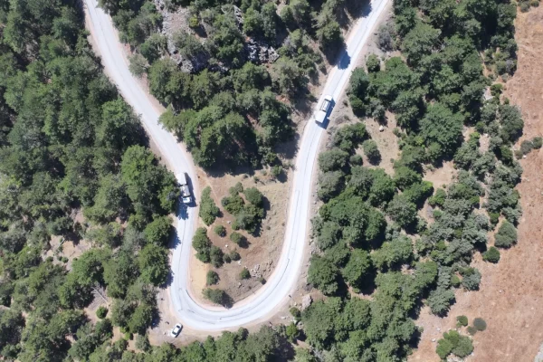 Manisa’da 6 Kilometrelik Yolda Asfalt Yenileme Çalışması