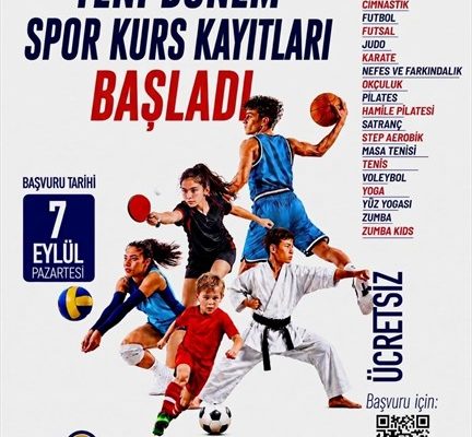 Denizli’de Ücretsiz Spor Kurslarında Yeni Dönem Başlıyor