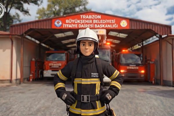 Trabzon İtfaiyesinden Yangın Anında Doğru Davranışları Anlatan Animasyon
