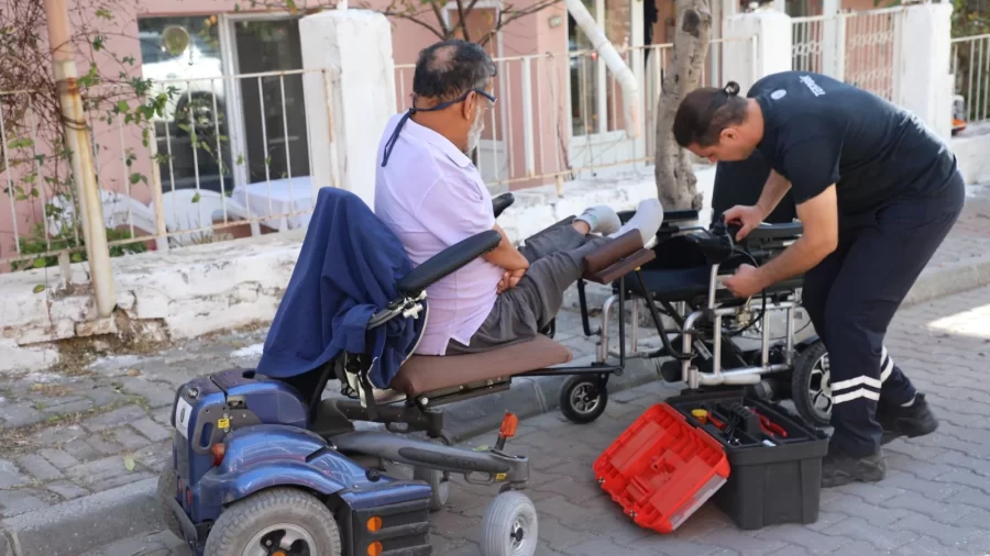 Muğla’da Engelli Bireylere Yerinde Tekerlekli Sandalye Tamir Desteği