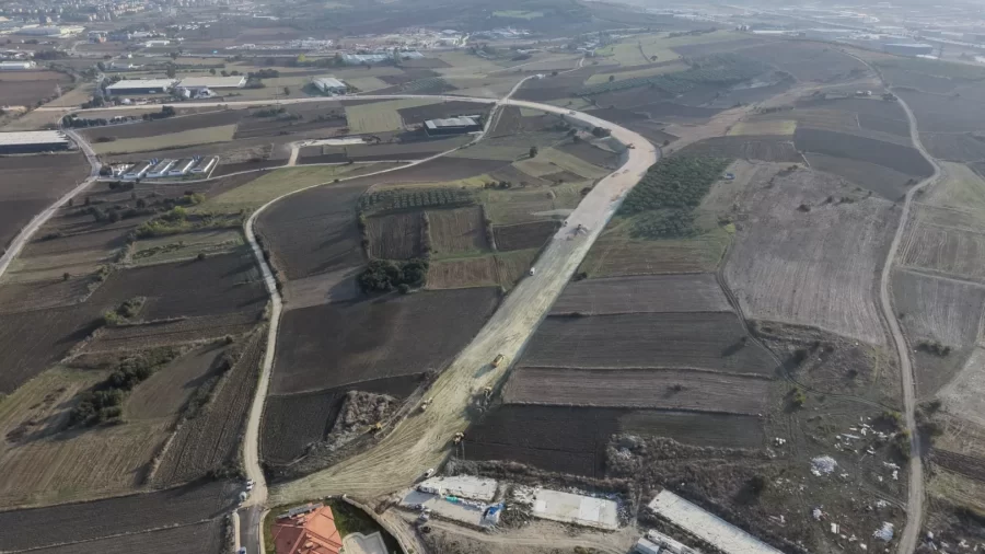 Bursa’da Üç Mahalle Arasındaki Ulaşımı Kolaylaştıracak Yol Çalışması